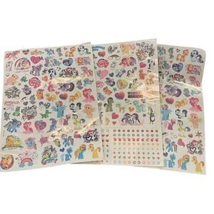 My Little Pony Tattoos‎ Collection Temporary Gitter Hasbro 2014 LOT OF 100 +